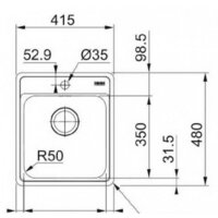 Кухонная мойка Franke BCX 610-42 TL 101.0689.880 - Превью изображения №2 — Интернет-магазин Time-Shop