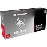 Видеокарта PowerColor Hellhound Spectral White AMD Radeon RX 9060 XT 16GB GDDR6 RX9060XT 16G-L/OC/WHITE - Превью изображения №8 — Интернет-магазин Time-Shop