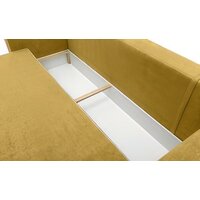 Диван Krones Цезарь 4 (велюр, горчичный/молочный) - Превью изображения №3 — Интернет-магазин Time-Shop