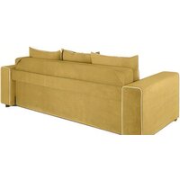 Диван Krones Цезарь 4 (велюр, горчичный/молочный) - Превью изображения №7 — Интернет-магазин Time-Shop