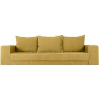 Диван Krones Цезарь 4 (велюр, горчичный/молочный) - Превью изображения №2 — Интернет-магазин Time-Shop