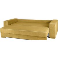 Диван Krones Цезарь 4 (велюр, горчичный/молочный) - Превью изображения №4 — Интернет-магазин Time-Shop