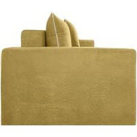 Диван Krones Цезарь 4 (велюр, горчичный/молочный) - Превью изображения №5 — Интернет-магазин Time-Shop