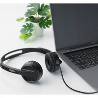 Офисная гарнитура Rapoo H100 (черный) - Превью изображения №9 — Интернет-магазин Time-Shop