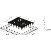 Варочная панель HOMSair HGG433TGCWH - Превью изображения №19 — Интернет-магазин Time-Shop