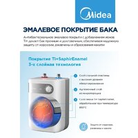 Накопительный электрический водонагреватель под мойку Midea MWH05-15SMU - Превью изображения №7 — Интернет-магазин Time-Shop
