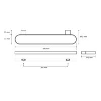 Держатель для полотенца Bemeta Organic 157104401 - Превью изображения №2 — Интернет-магазин Time-Shop
