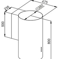 Кухонная вытяжка MAUNFELD Lee Wall 39 (белый) - Превью изображения №2 — Интернет-магазин Time-Shop