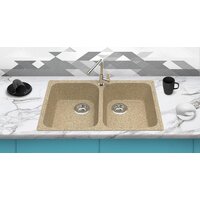 Кухонная мойка Berge BR-7322 (песочный) - Превью изображения №2 — Интернет-магазин Time-Shop