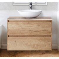  BelBagno Тумба под умывальник Kraft-700-2C-SO-RNN (rovere nebrasca) - Превью изображения №4 — Интернет-магазин Time-Shop