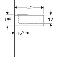 Умывальник Geberit Bambini 326060000 - Превью изображения №4 — Интернет-магазин Time-Shop