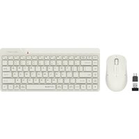 Офисный набор A4Tech Fstyler FG2200 Air2 (бежевый) - Превью изображения №2 — Интернет-магазин Time-Shop