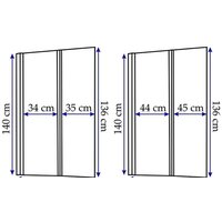 Стеклянная шторка для ванны Rea Agat-2 100 - Превью изображения №5 — Интернет-магазин Time-Shop