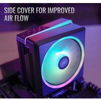 Кулер для процессора AeroCool Cylon 4F WH ARGB PWM 4P - Превью изображения №5 — Интернет-магазин Time-Shop