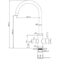 Смеситель Esko K22 B - Превью изображения №3 — Интернет-магазин Time-Shop