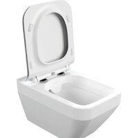 Унитаз подвесной Cersanit Crea Square Clean On DPL EO Slim A63115 - Превью изображения №4 — Интернет-магазин Time-Shop