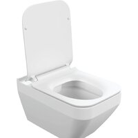 Унитаз подвесной Cersanit Crea Square Clean On DPL EO Slim A63115 - Превью изображения №3 — Интернет-магазин Time-Shop