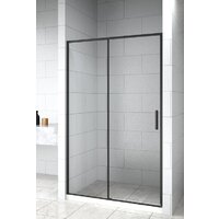 Душевая дверь Aquanet Pleasure Evo 100 AE65-N100-BT (черный анодированный/прозрачное стекло) - Превью изображения №3 — Интернет-магазин Time-Shop