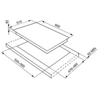 Варочная панель Smeg P261XGH - Превью изображения №5 — Интернет-магазин Time-Shop