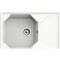 Кухонная мойка GranFest GF-U-740L (белый) - Превью изображения №2 — Интернет-магазин Time-Shop