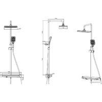 Душевая система  Savol SK-H3445H - Превью изображения №2 — Интернет-магазин Time-Shop