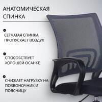 Офисное кресло Бюрократ CH-695NLT (темно-серый/TW-04 сиденье черный TW-11 сетка/ткань) - Превью изображения №2 — Интернет-магазин Time-Shop