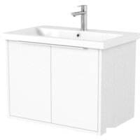  Дабер Тумба под умывальник 018 Cersanit Como 70 Т18.7С.0.5Б (белый древесный/ручка белая) - Превью изображения №1 — Интернет-магазин Time-Shop