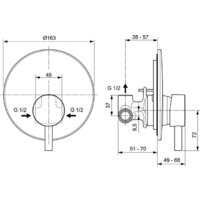 Смеситель Ideal Standard Ceraline A6940AA - Превью изображения №2 — Интернет-магазин Time-Shop