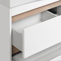  Акватон Тумба под умывальник Нортон 80 1A248901NT010 (белый/дуб эндгр.) - Превью изображения №5 — Интернет-магазин Time-Shop