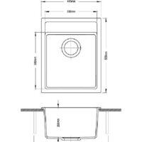 Кухонная мойка Longran Ultra ULS400.500 (арена) - Превью изображения №2 — Интернет-магазин Time-Shop