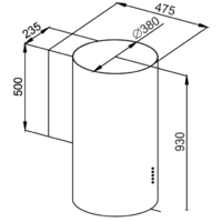 Кухонная вытяжка MAUNFELD Lee Wall 39 (золотой) - Превью изображения №14 — Интернет-магазин Time-Shop