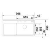 Кухонная мойка Blanco Zenar XL 6 S-F SteamerPlus 527376 (вулканический серый, с аксессуарами) - Превью изображения №3 — Интернет-магазин Time-Shop