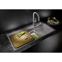 Кухонная мойка Blanco Zenar XL 6 S-F SteamerPlus 527376 (вулканический серый, с аксессуарами) - Превью изображения №2 — Интернет-магазин Time-Shop