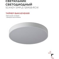 Светильник-тарелка In Home Scandy Simple-125RGB-RCW 4690612062266 - Превью изображения №3 — Интернет-магазин Time-Shop
