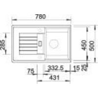 Кухонная мойка Blanco Zia 45 S 527383 (вулканический серый) - Превью изображения №5 — Интернет-магазин Time-Shop