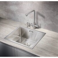 Кухонная мойка Milacio Denia 48 Steel MC.77440 (нержавеющая сталь) - Превью изображения №4 — Интернет-магазин Time-Shop