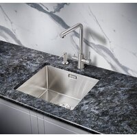 Кухонная мойка Milacio Denia 48 Steel MC.77440 (нержавеющая сталь) - Превью изображения №3 — Интернет-магазин Time-Shop