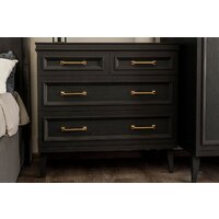 Комод Ангстрем Орландо спальня ОР-100.02 исп.2 (серый уголь) - Превью изображения №4 — Интернет-магазин Time-Shop