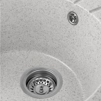 Кухонная мойка Saniteco Pura (серый) - Превью изображения №9 — Интернет-магазин Time-Shop