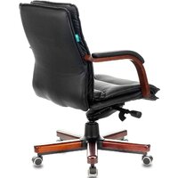 Офисное кресло Бюрократ T-9927WALNUT-LOW (черный) - Превью изображения №4 — Интернет-магазин Time-Shop