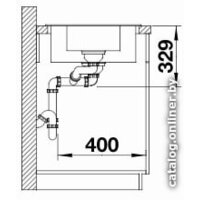 Кухонная мойка Blanco Legra 6 S Compact (черный) - Превью изображения №5 — Интернет-магазин Time-Shop