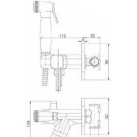 Гигиенический душ Lemark Solo LM7165BL - Превью изображения №2 — Интернет-магазин Time-Shop