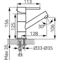 Смеситель Ferro Fiesta BFI2AG - Превью изображения №2 — Интернет-магазин Time-Shop