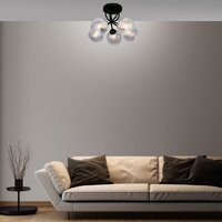 Светильник Элетех Вита НПБ 01-5x60-133 Е27 1005405397 (151 черный муар) - Превью изображения №6 — Интернет-магазин Time-Shop