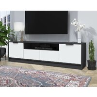 Тумба Интерлиния ТВ Концепт КТ-ТВ4-50 (белый платинум/антрацит) - Превью изображения №3 — Интернет-магазин Time-Shop