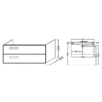  Jacob Delafon Тумба под умывальник Rythmik EB1304-E10 - Превью изображения №3 — Интернет-магазин Time-Shop