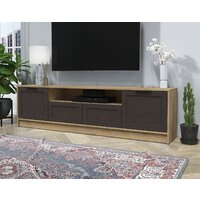 Тумба Интерлиния ТВ Концепт Тренд КТ-ТВ4-50 (дуб золотой/дуб английский) - Превью изображения №3 — Интернет-магазин Time-Shop