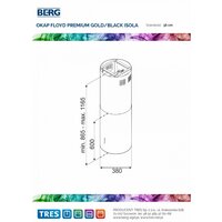 Кухонная вытяжка Berg Floyd Premium Gold Isola - Превью изображения №2 — Интернет-магазин Time-Shop