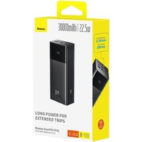 Внешний аккумулятор Baseus EnerFill FP41 Power Bank 22.5W 30000mAh (черный) - Превью изображения №5 — Интернет-магазин Time-Shop