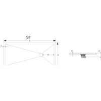 Душевой поддон RGW ST-0148W 160x80 - Превью изображения №2 — Интернет-магазин Time-Shop